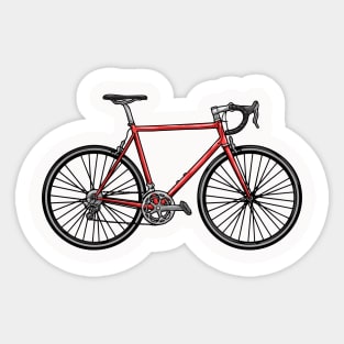 Racing bicycle Sticker